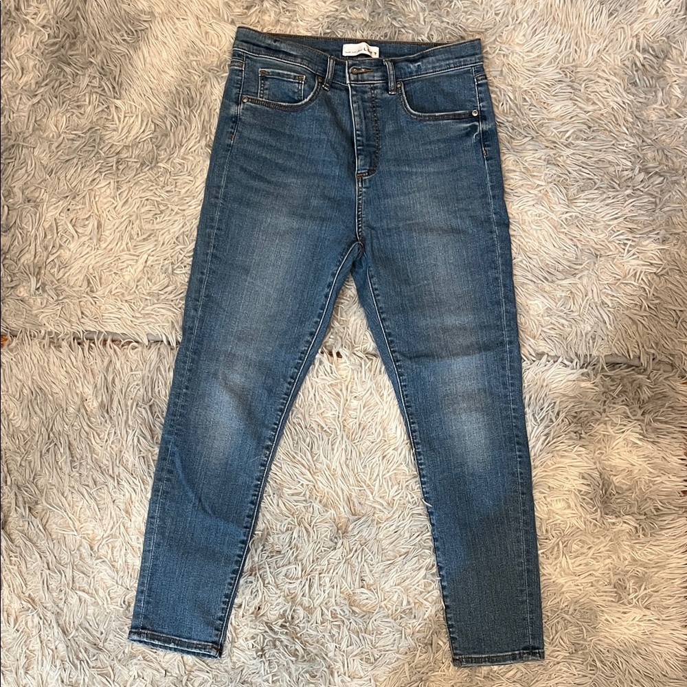 LOFT Blue High Waist Skinny Jeans   P 28/6